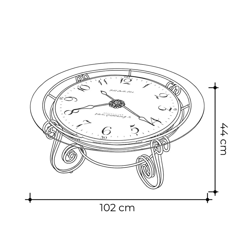 Mesa de reloj Ravenna
