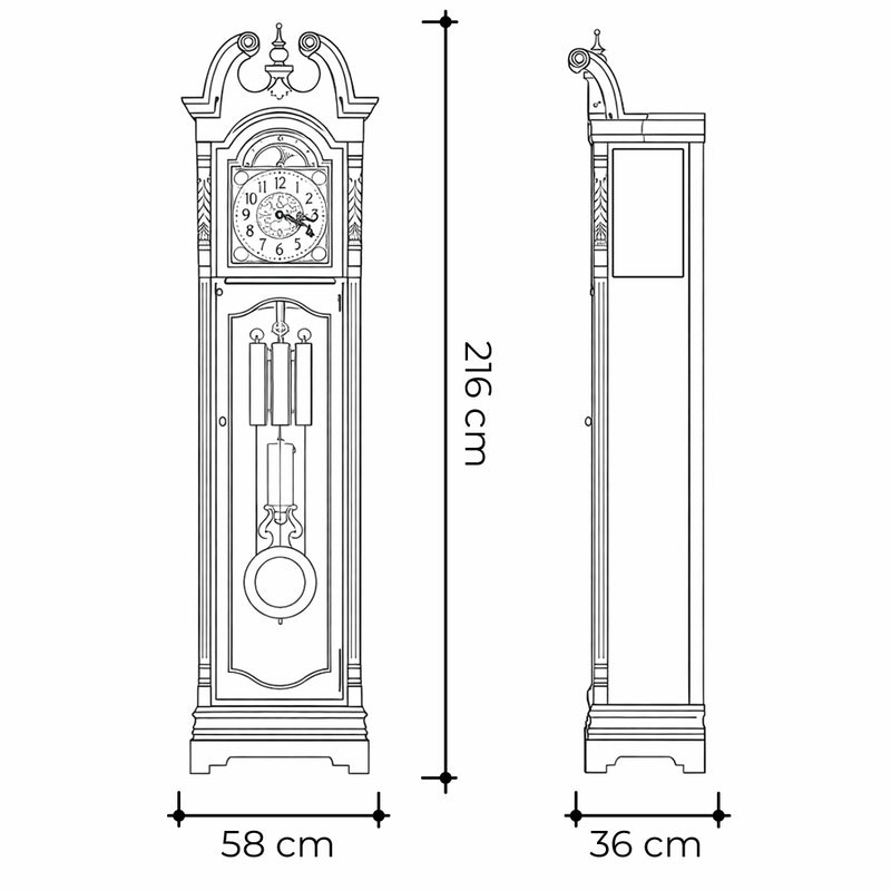 Reloj de piso Grandfather Robertson