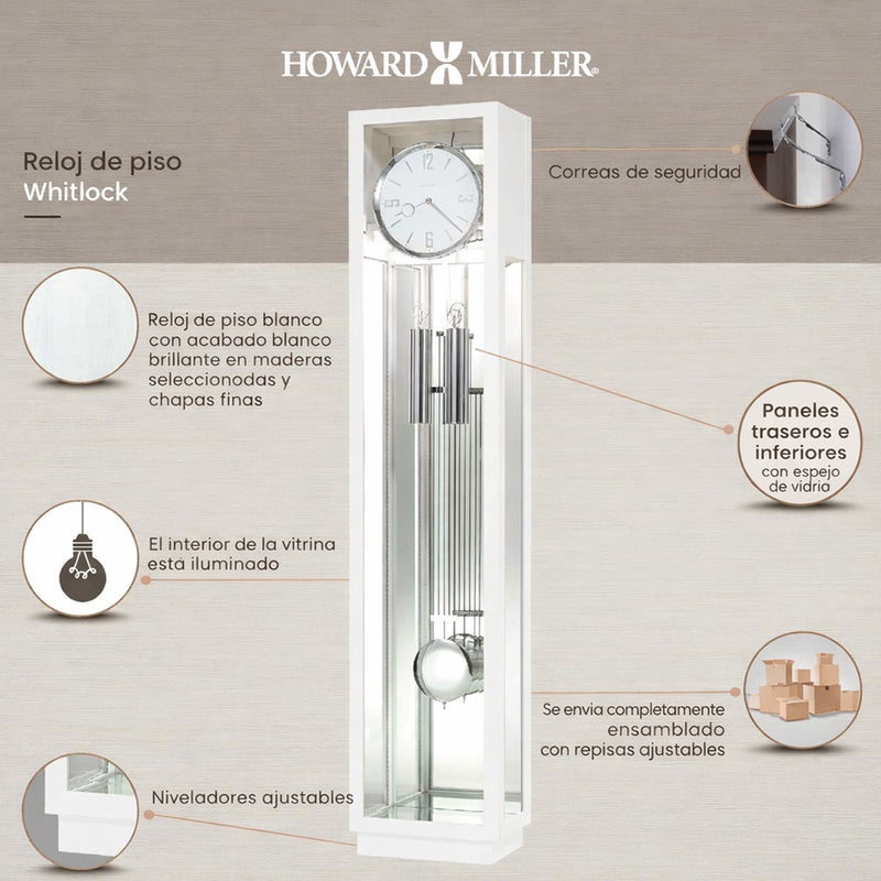 Reloj de piso Whitelock